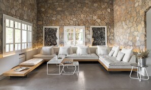 Villa Deluxe, vue mer | Coin séjour