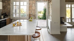 Deluxe Villa, Sea View | Private kitchen | Espresso maker, coffee/tea maker, electric kettle - Constantin Villa By Halkidiki Villas (Kassandra)