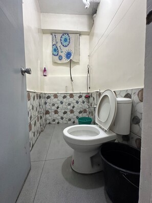 Towels, soap, toilet paper