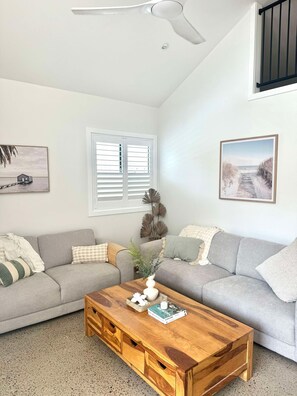 TV connectée, cheminée, jeux vidéo, livres