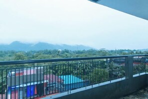 Udsigt fra overnatningsstedet