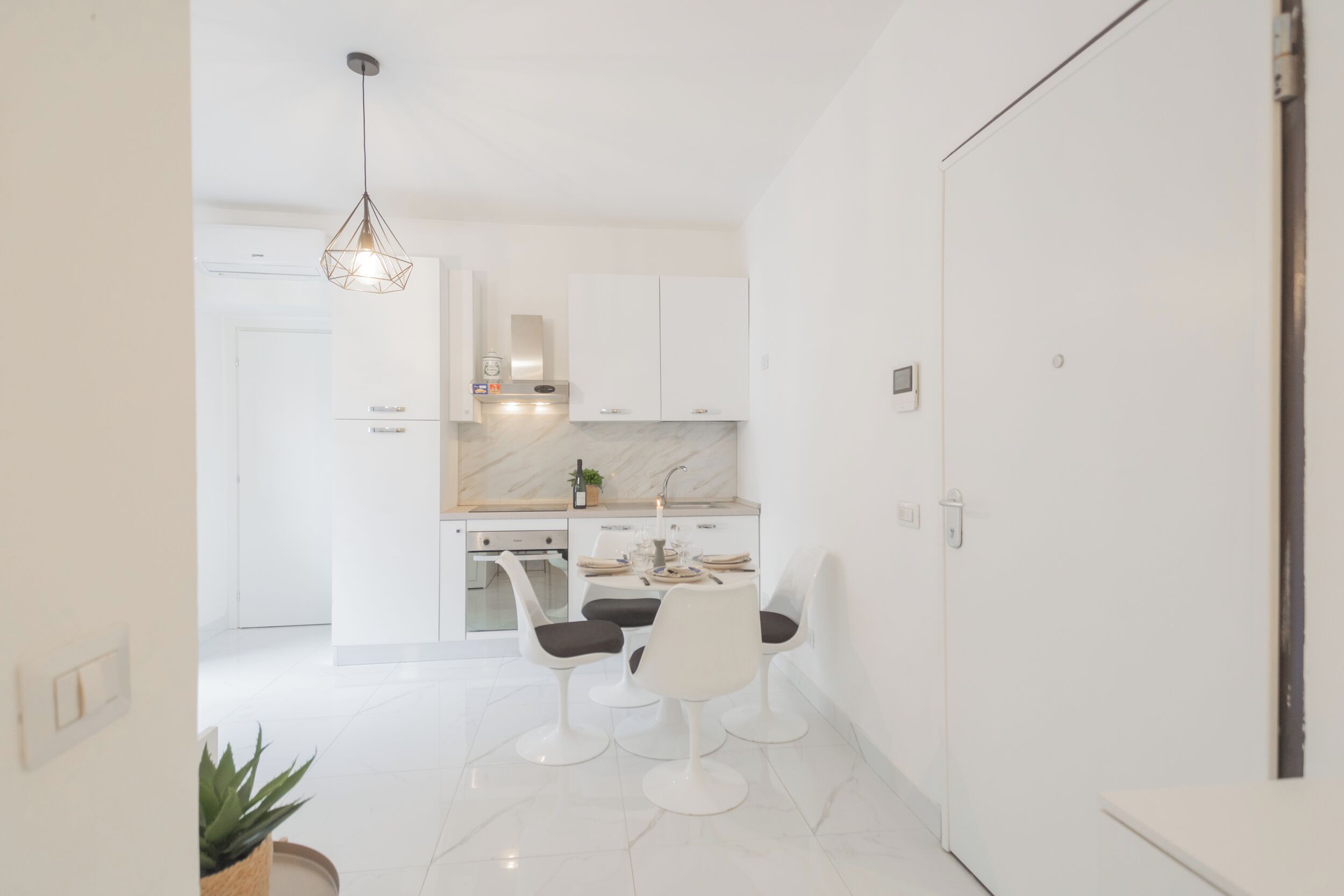 Apartment (1 Bedroom) | Living area | 32-inch flat-screen TV with cable channels
