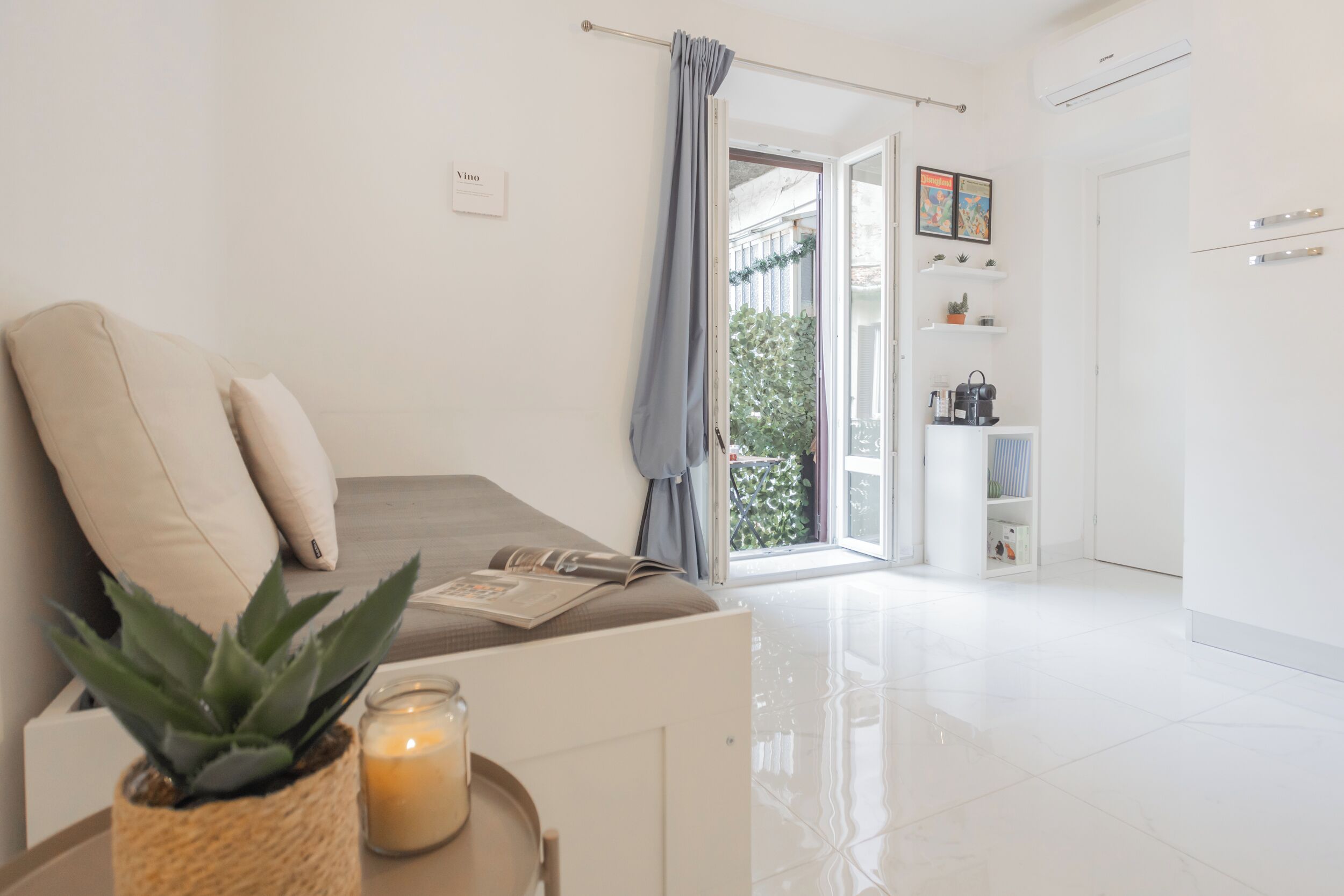 Apartment (1 Bedroom) | Living area | 32-inch flat-screen TV with cable channels