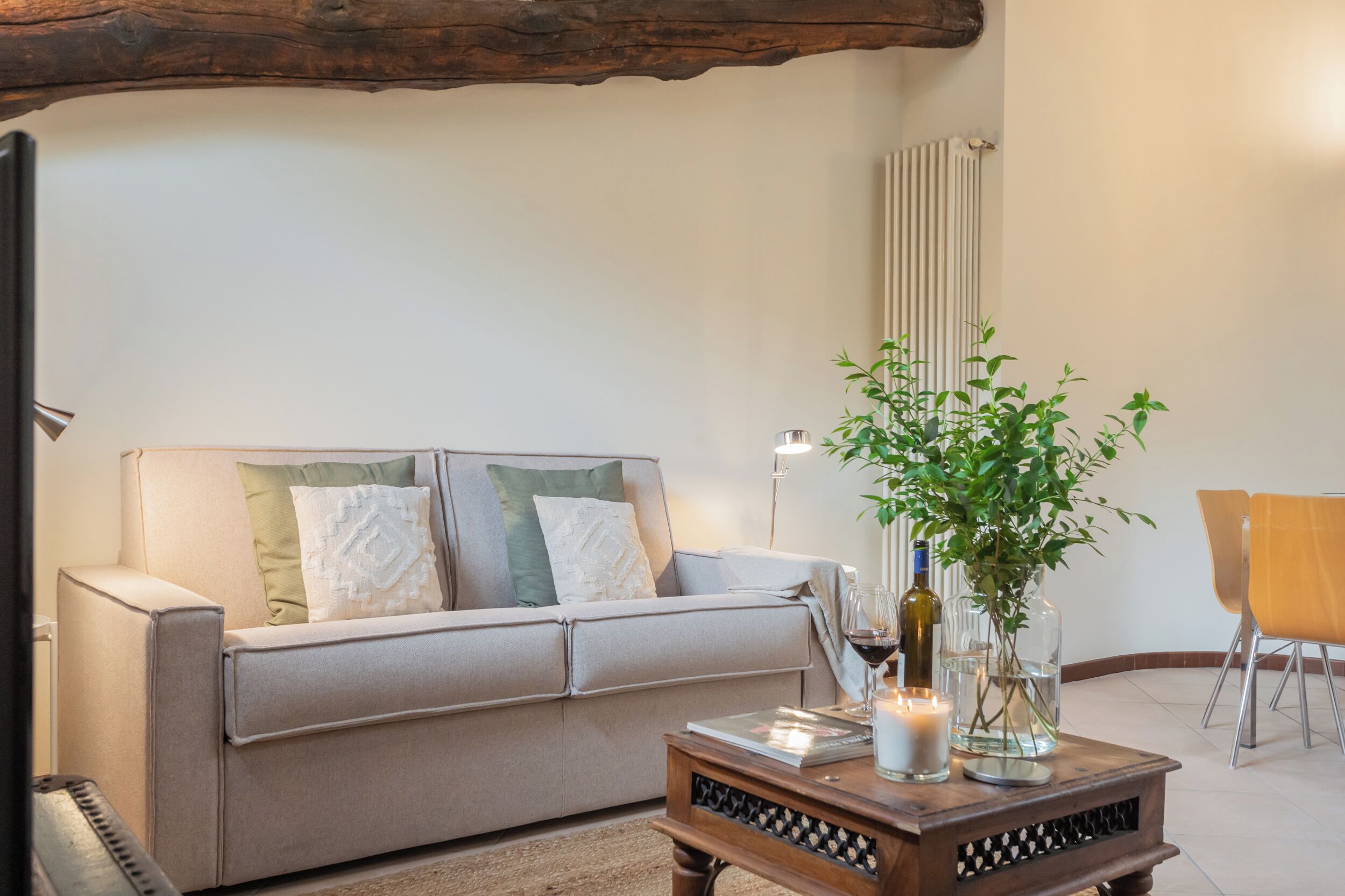 Apartment (2 Bedrooms) | Living area | 32-inch flat-screen TV with cable channels