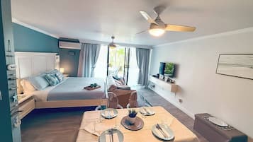 Studio, 1 chambre, patio, vue jardin