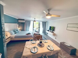 Studio, 1 chambre, patio, vue jardin