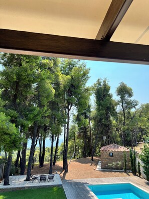 Comfort Villa, Sea View | View from room - Beyond the Pines by Halkidiki Villas (Kassandra)