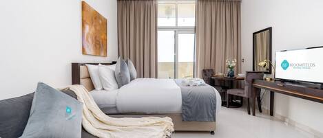 1 bedroom, in-room safe, iron/ironing board, free WiFi