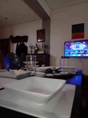 Dining - For rent: Luxury apartment in a tourist residence. (Asilah)