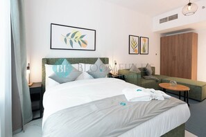 1 bedroom, iron/ironing board, bed sheets