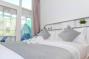 1 bedroom, in-room safe, iron/ironing board, free WiFi