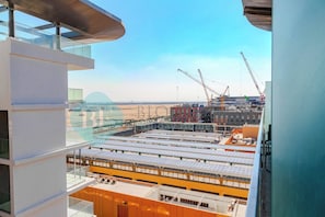 Blick von der Unterkunft