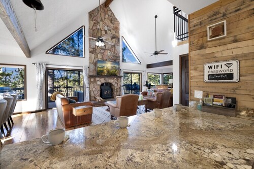 Hot tub, In-Home Bar, Arcade Game, Wood Fireplaces, Xbox, Grill, Sleeps up to 16