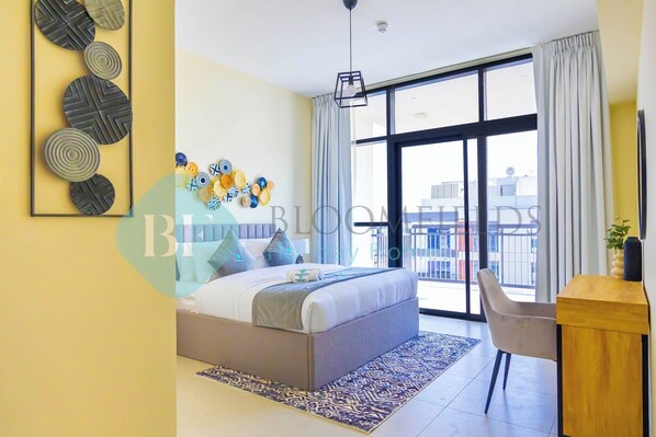 1 bedroom, in-room safe, iron/ironing board, free WiFi