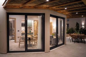 Design Villa, 2 Bedrooms, Private Pool, Mountain View | Terrace/patio