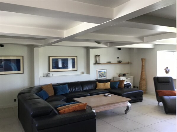 TV, DVD player, stereo