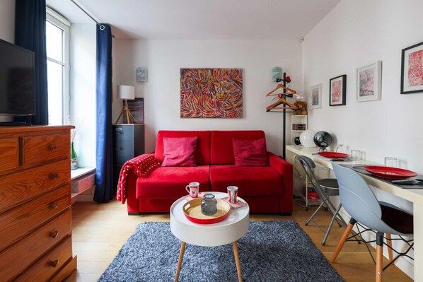 Living room - Modern and Cosy Studio - 2P- Gare Saint Lazare (Paris)
