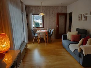 Living area - Family mountain dream | sauna&pool | 20min to the ski lift near Oberstdorf (Obermaiselstein)