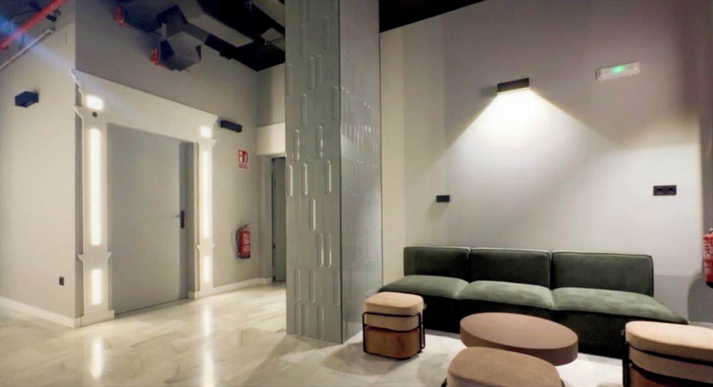 Zona de estar del vestíbulo