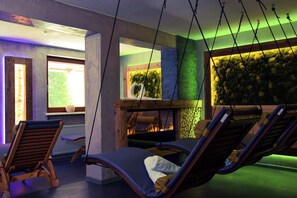 Een sauna, een stoombad