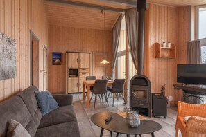 Living room - Ferienhaus im Skandinavischen Stil (Rechlin)