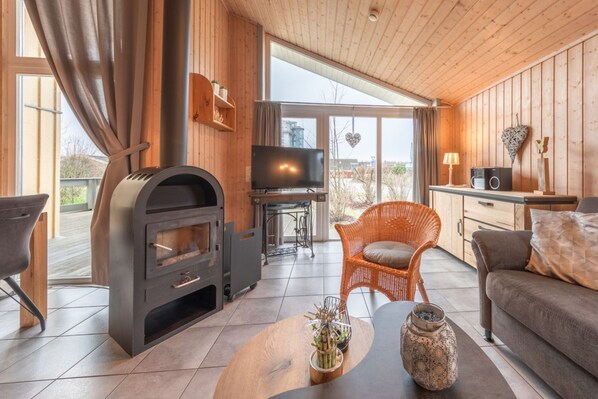 House | Living room - Ferienhaus im Skandinavischen Stil (Rechlin)