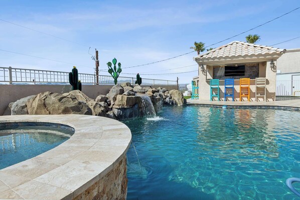 Outdoor pool - Havasu Hacienda Private Pool! (Lake Havasu City)