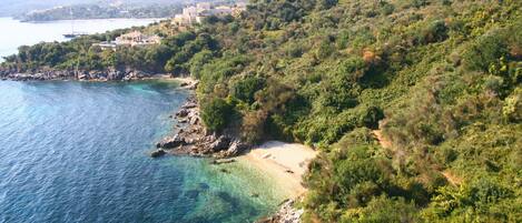 Vue sur la campagne depuis l’hébergement