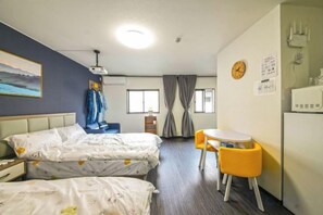 Unclassified image, 5 of 27, button - Osaka Blue House / Disposable Bedding / Four Stops Within an Eight-Minute Walk (Osaka)