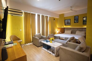 Studio Deluxe, vue sur la ville | Vue de la chambre