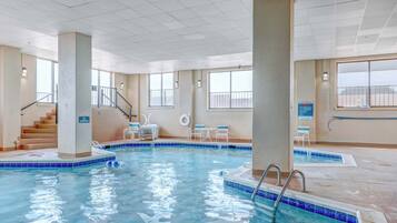 Indoor pool, a heated pool