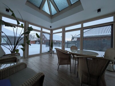 Vacation home Magnolia Möhlenwarf - conservatory and garden 4 persons + pet