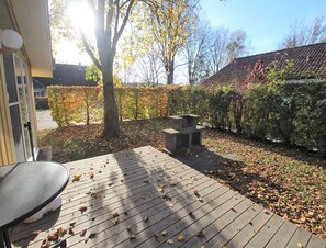 House | Balcony - Ferienhaus mit Sauna im Ferienpark Mirow (Mirow)