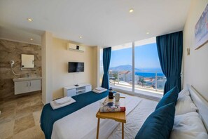 Villa, 4 soverom, privat basseng, hageutsikt | Oppholdsrom
