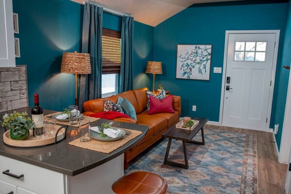 Téléviseur connecté, foyer, chaîne audio