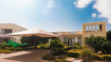 Fassade der Unterkunft