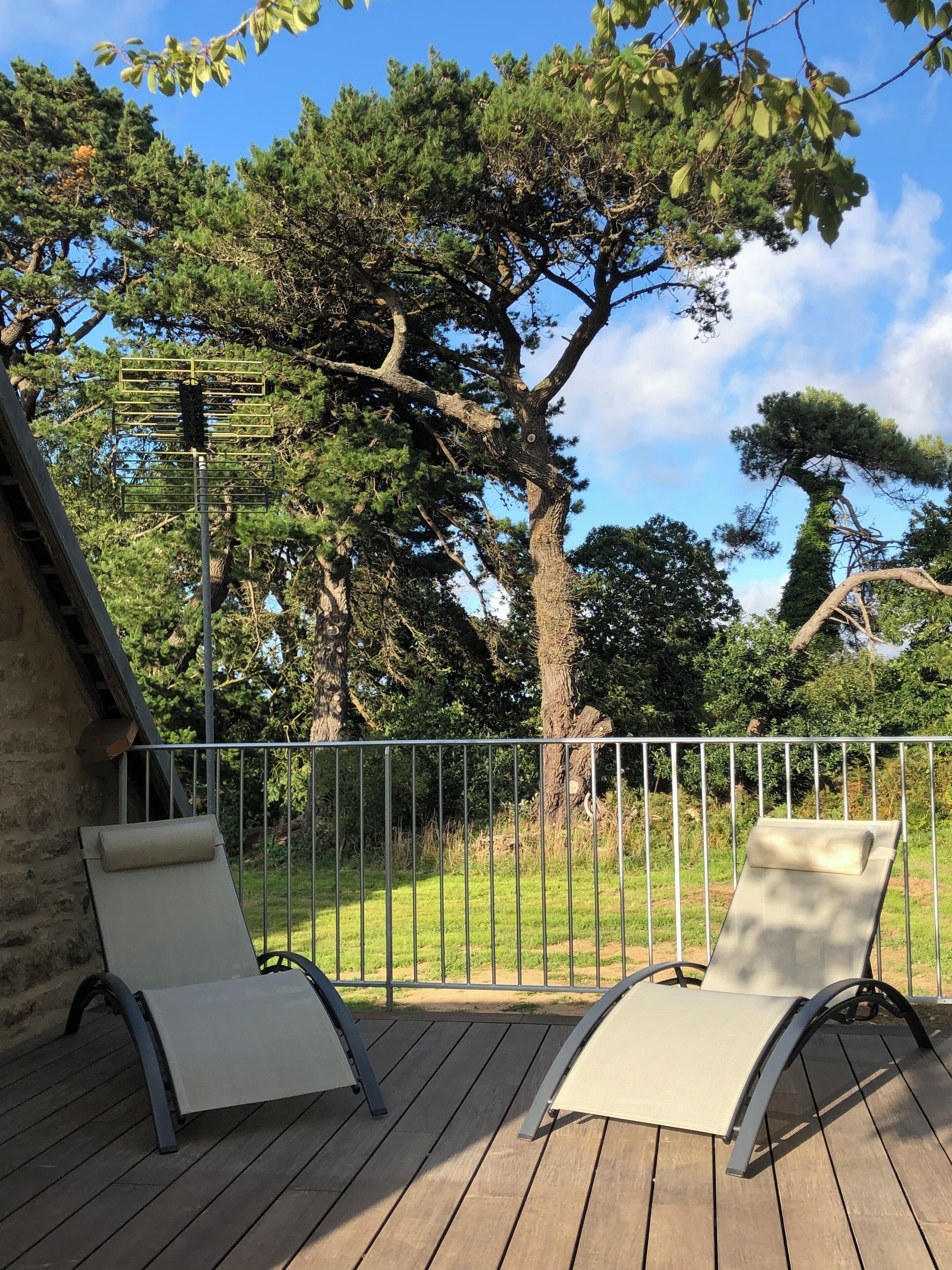 Superior-Apartment, Gartenblick (La Dunette) | Terrasse/Patio