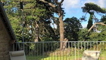 Superior-Apartment, Gartenblick (La Dunette) | Terrasse/Patio