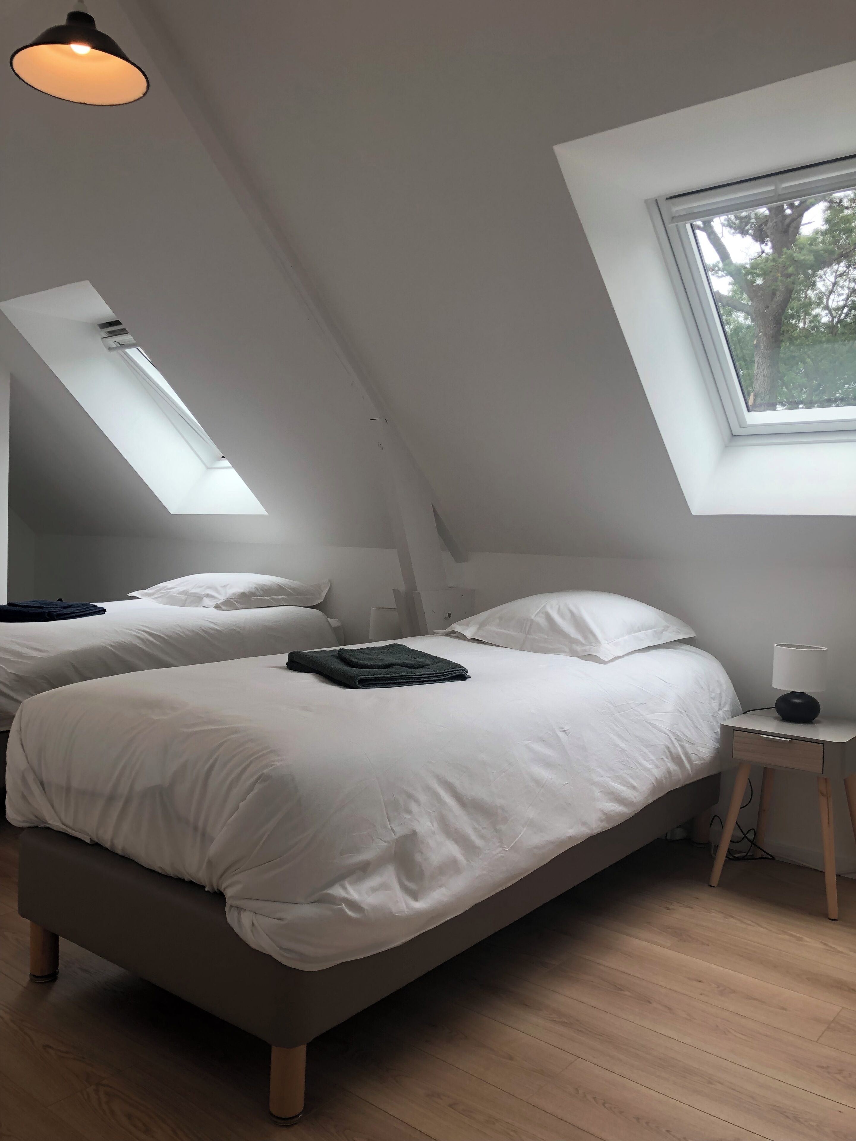 Superior-Apartment, Gartenblick (La Dunette) | Verdunkelungsvorhänge, schallisolierte Zimmer, Bügeleisen/Bügelbrett