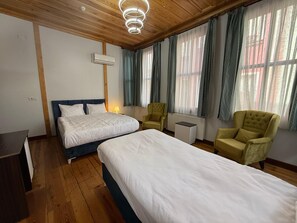 Deluxe Triple Room, City View | Premium bedding, minibar, desk, laptop workspace - Grand Bedir (Istanbul)