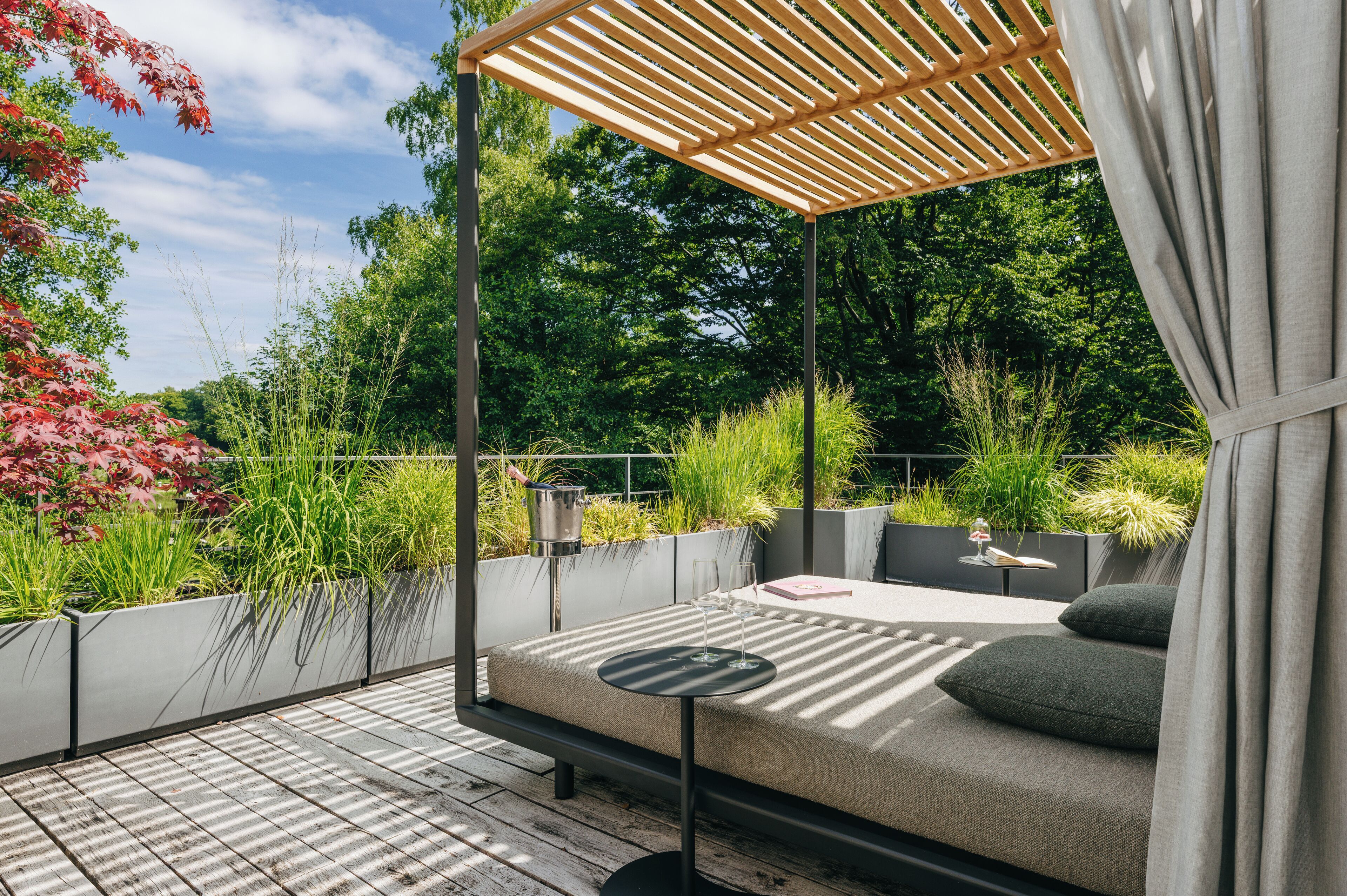 Terrasse sur le toit