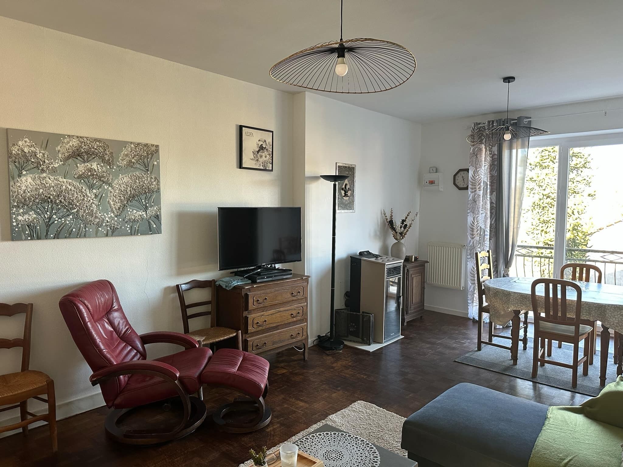 Smart TV, DVD player, books