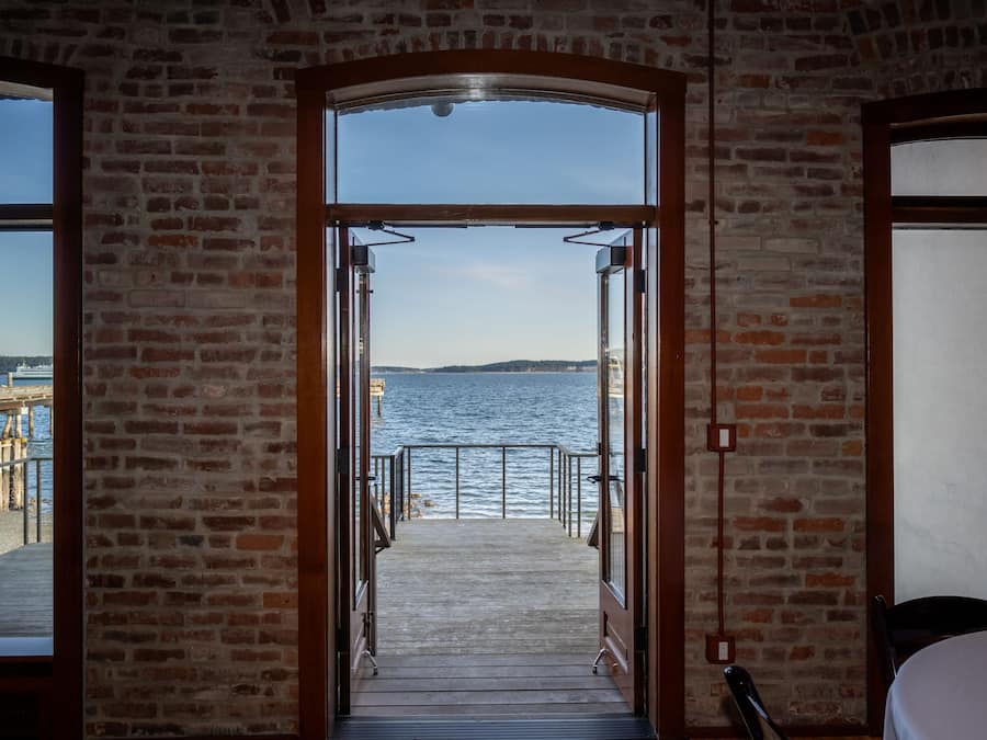 Vue depuis l’hébergement