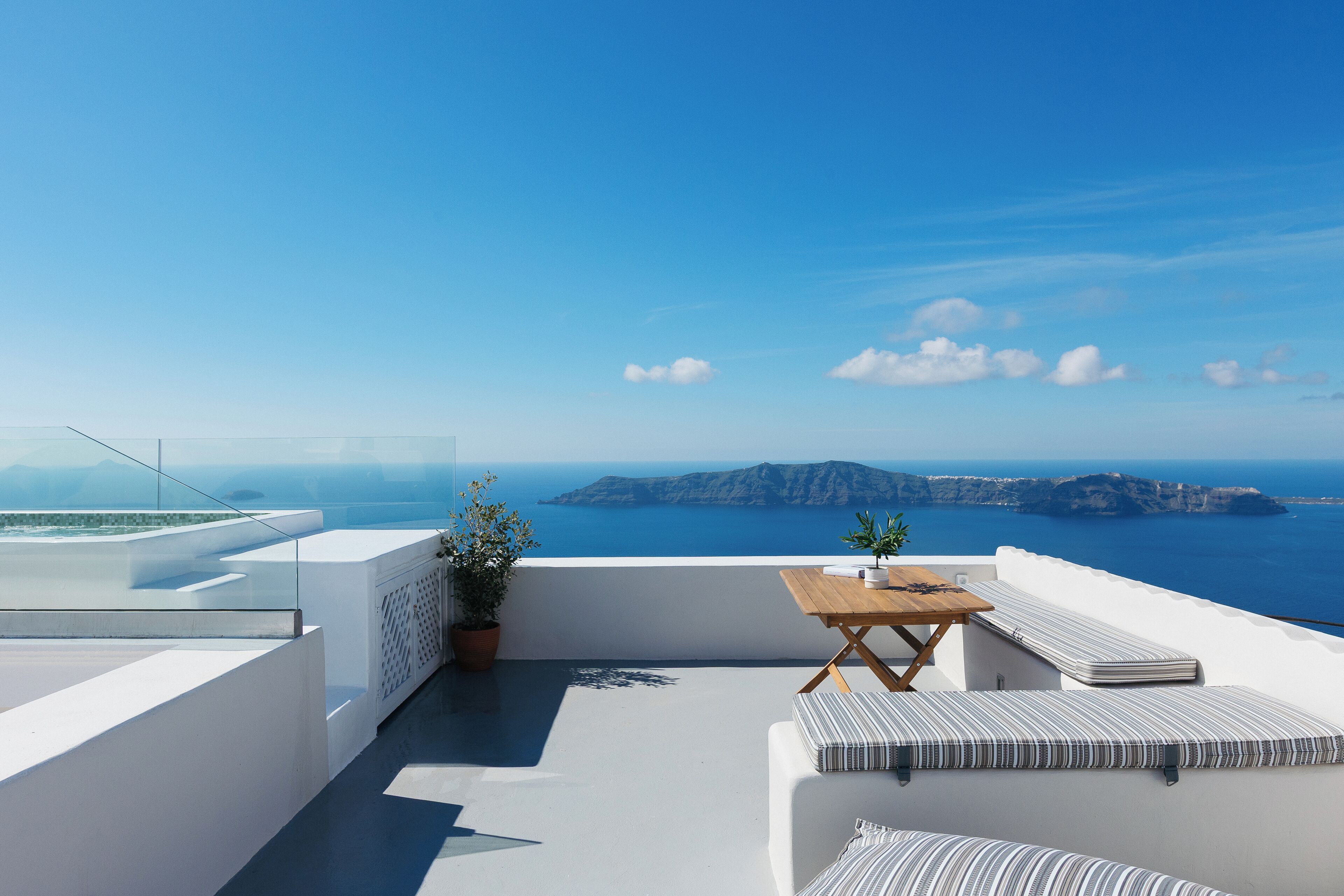 Ocean Caldera View Villa By Dalmyra Estate | Terrace/patio