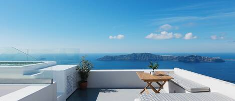 Ocean Caldera View Villa By Dalmyra Estate | Terrace/patio