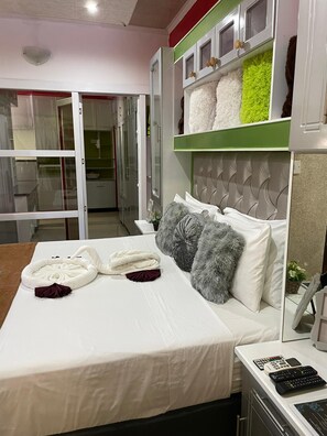 1 soveværelse, strygejern/strygebræt, Wi-Fi, sengetøj