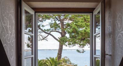 Superb Breton house facing the sea, direct access to a beautiful little cove