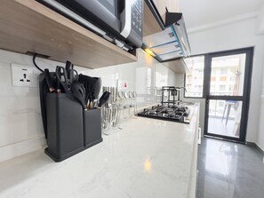 Family Apartment, 2 Bedrooms, Balcony, City View | Private kitchen - Winchester Garden (Nairobi)