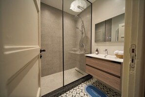 Shower, hair dryer, towels, soap - Le Jardin Privé (Alger Centre)