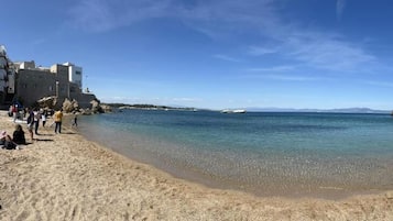 Beach nearby, white sand